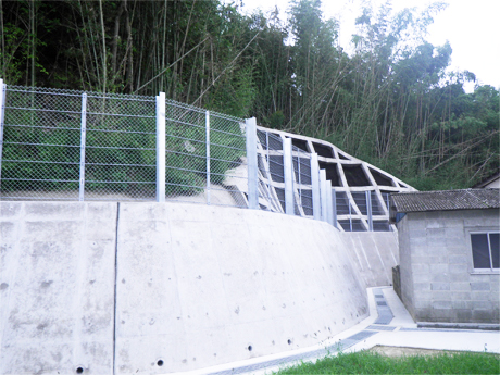 24年06月 御徳二区地区急傾斜地崩壊防止（2工区）工事